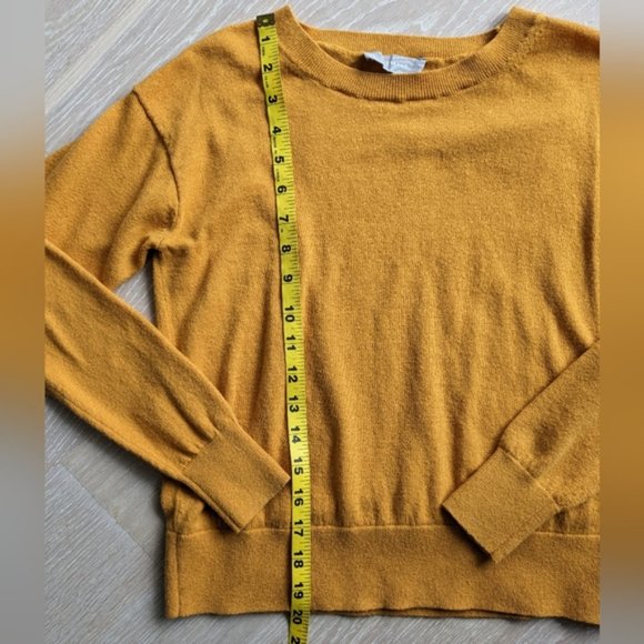 Everlane Marigold cotton wool blend crew neck sweater size XS - Picture 4 of 4